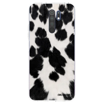 Picasee διαφανής θήκη σιλικόνης Xiaomi Redmi 9 - Black Moo
