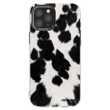 Picasee διαφανής θήκη σιλικόνης Apple iPhone 12 Pro Max - Black Moo