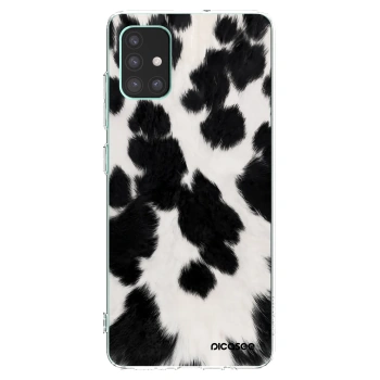 Picasee διαφανής θήκη σιλικόνης Samsung Galaxy M51 M515F - Black Moo