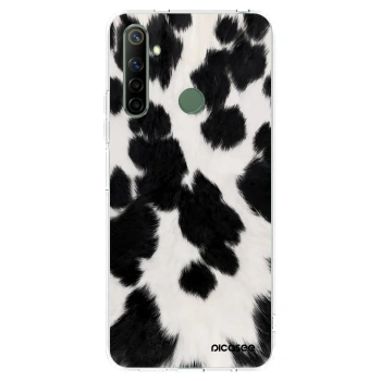 Picasee διαφανής θήκη σιλικόνης Realme 6i - Black Moo