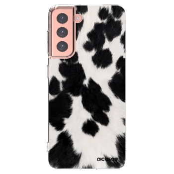 Picasee διαφανής θήκη σιλικόνης Samsung Galaxy S21 5G G991B - Black Moo