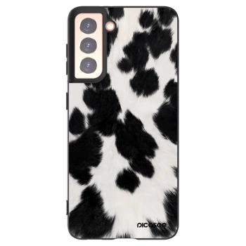 Picasee Μαύρη θήκη σιλικόνης για Samsung Galaxy S21 5G G991B - Black Moo