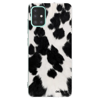 Picasee διαφανής θήκη σιλικόνης Samsung Galaxy M31s - Black Moo