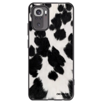 Picasee Μαύρη θήκη σιλικόνης για Xiaomi Redmi Note 10 - Black Moo