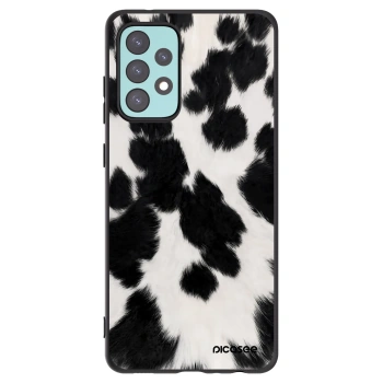 Picasee Μαύρη θήκη σιλικόνης για Samsung Galaxy A72 A725F - Black Moo