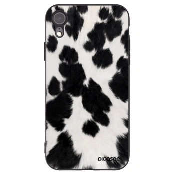 Picasee Μαύρη θήκη σιλικόνης για Apple iPhone XR - Black Moo