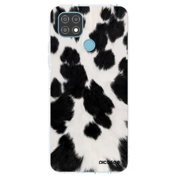 Picasee διαφανής θήκη σιλικόνης Realme C21 - Black Moo