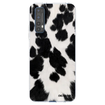 Picasee διαφανής θήκη σιλικόνης Realme 7 - Black Moo