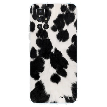 Picasee διαφανής θήκη σιλικόνης Xiaomi Redmi 10 - Black Moo