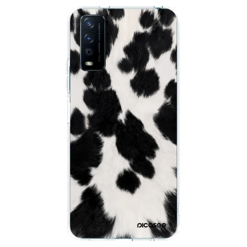 Picasee διαφανής θήκη σιλικόνης Vivo Y11s - Black Moo
