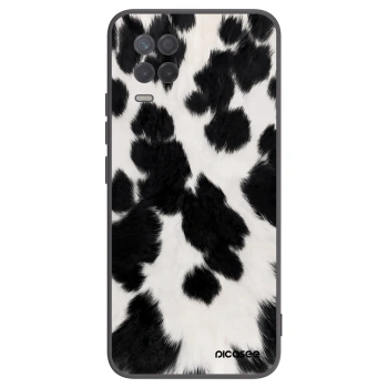 Picasee Μαύρη θήκη σιλικόνης για Realme 8 5G - Black Moo