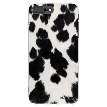 Picasee διαφανής θήκη σιλικόνης Apple iPhone 7 Plus - Black Moo