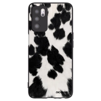 Picasee Μαύρη θήκη σιλικόνης για OPPO A16s - Black Moo