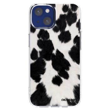 Picasee διαφανής θήκη σιλικόνης Apple iPhone 14 - Black Moo
