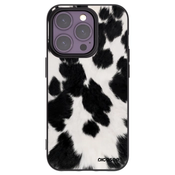 Picasee Μαύρη θήκη σιλικόνης για Apple iPhone 14 Pro - Black Moo