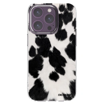Picasee διαφανής θήκη σιλικόνης Apple iPhone 14 Pro - Black Moo