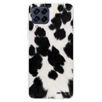 Picasee διαφανής θήκη σιλικόνης Samsung Galaxy M53 5G - Black Moo