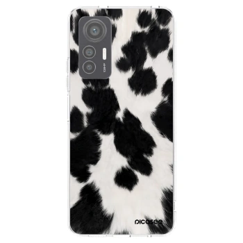 Picasee διαφανής θήκη σιλικόνης Xiaomi 12 Lite - Black Moo