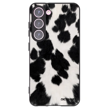 Picasee Μαύρη θήκη σιλικόνης για Samsung Galaxy S23 5G - Black Moo