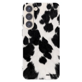Picasee διαφανής θήκη σιλικόνης Samsung Galaxy S23+ 5G - Black Moo