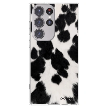 Picasee διαφανής θήκη σιλικόνης Samsung Galaxy S23 Ultra 5G - Black Moo