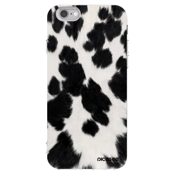 Picasee διαφανής θήκη σιλικόνης Apple iPhone 6/6S - Black Moo