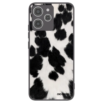 Picasee Μαύρη θήκη σιλικόνης για Xiaomi Redmi 12 4G - Black Moo