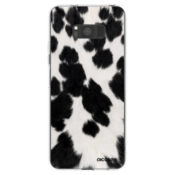 Picasee διαφανής θήκη σιλικόνης Samsung Galaxy S8 G950F - Black Moo