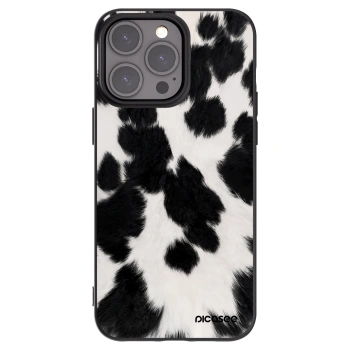 Picasee Μαύρη θήκη σιλικόνης για Apple iPhone 15 Pro Max - Black Moo