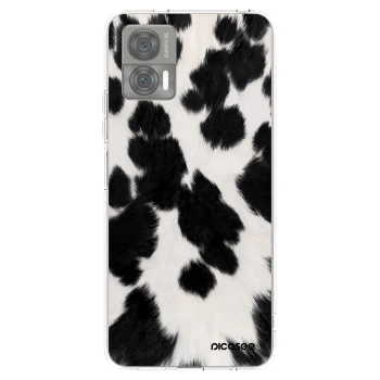 Picasee διαφανής θήκη σιλικόνης Motorola Edge 30 Neo - Black Moo