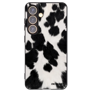 Picasee Μαύρη θήκη σιλικόνης για Samsung Galaxy S24 S921B 5G - Black Moo