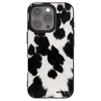 Picasee Μαύρη θήκη σιλικόνης για Apple iPhone 16 Pro - Black Moo