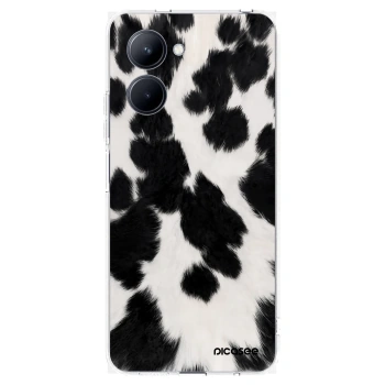 Picasee διαφανής θήκη σιλικόνης Realme C33 (2023) - Black Moo