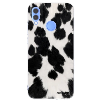 Picasee διαφανής θήκη σιλικόνης Huawei P Smart 2019 - Black Moo