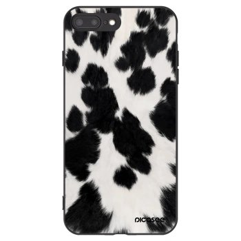 Picasee Μαύρη θήκη σιλικόνης για Apple iPhone 7 Plus - Black Moo