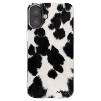 Picasee διαφανής θήκη σιλικόνης Apple iPhone 16 Plus - Black Moo