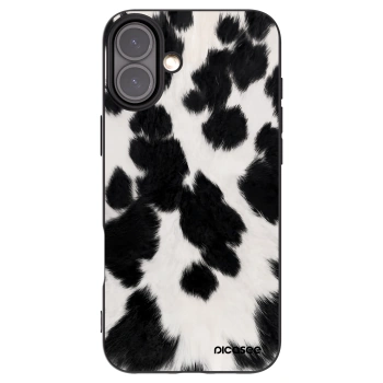 Picasee Μαύρη θήκη σιλικόνης για Apple iPhone 16 Plus - Black Moo