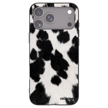 Picasee Μαύρη θήκη σιλικόνης για Apple iPhone 17 Pro Max - Black Moo
