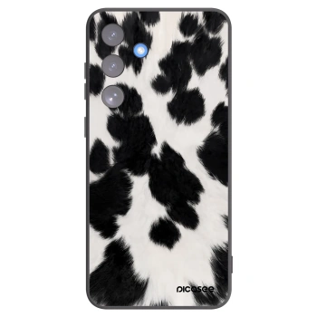 Picasee Μαύρη θήκη σιλικόνης για Samsung Galaxy S25 FE 5G - Black Moo