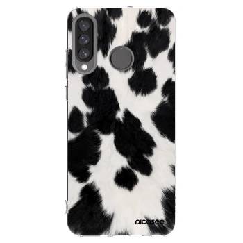 Picasee διαφανής θήκη σιλικόνης Huawei P30 Lite - Black Moo