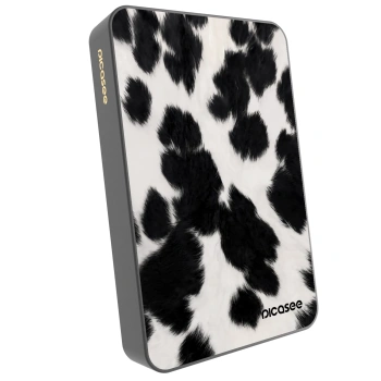 Picasee Powerbank με MagSafe 10 000 mAh Γκρί - Black Moo