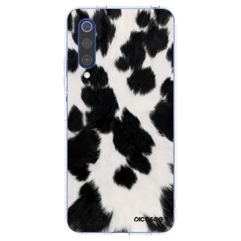 Picasee διαφανής θήκη σιλικόνης Xiaomi Mi 9 SE - Black Moo
