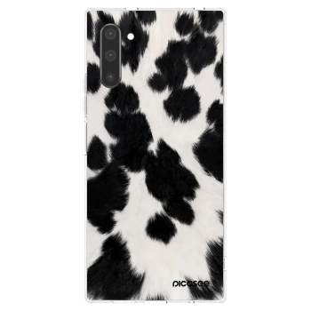 Picasee διαφανής θήκη σιλικόνης Samsung Galaxy Note 10 N970F - Black Moo