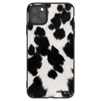 Picasee Μαύρη θήκη σιλικόνης για Apple iPhone 11 Pro Max - Black Moo