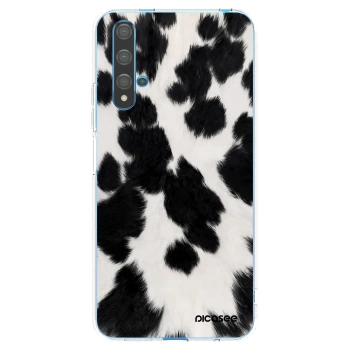 Picasee διαφανής θήκη σιλικόνης Huawei Nova 5T - Black Moo