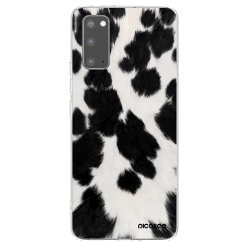 Picasee διαφανής θήκη σιλικόνης Samsung Galaxy S20 G980F - Black Moo
