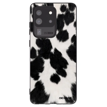 Picasee Μαύρη θήκη σιλικόνης για Samsung Galaxy S20 Ultra 5G G988F - Black Moo