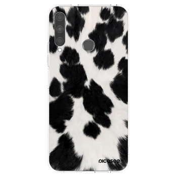 Picasee διαφανής θήκη σιλικόνης Huawei P40 Lite E - Black Moo