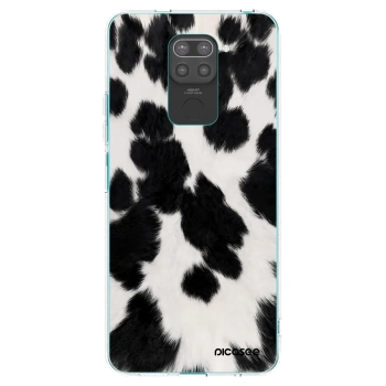 Picasee Μαύρη θήκη σιλικόνης για Xiaomi Redmi Note 9 - Black Moo