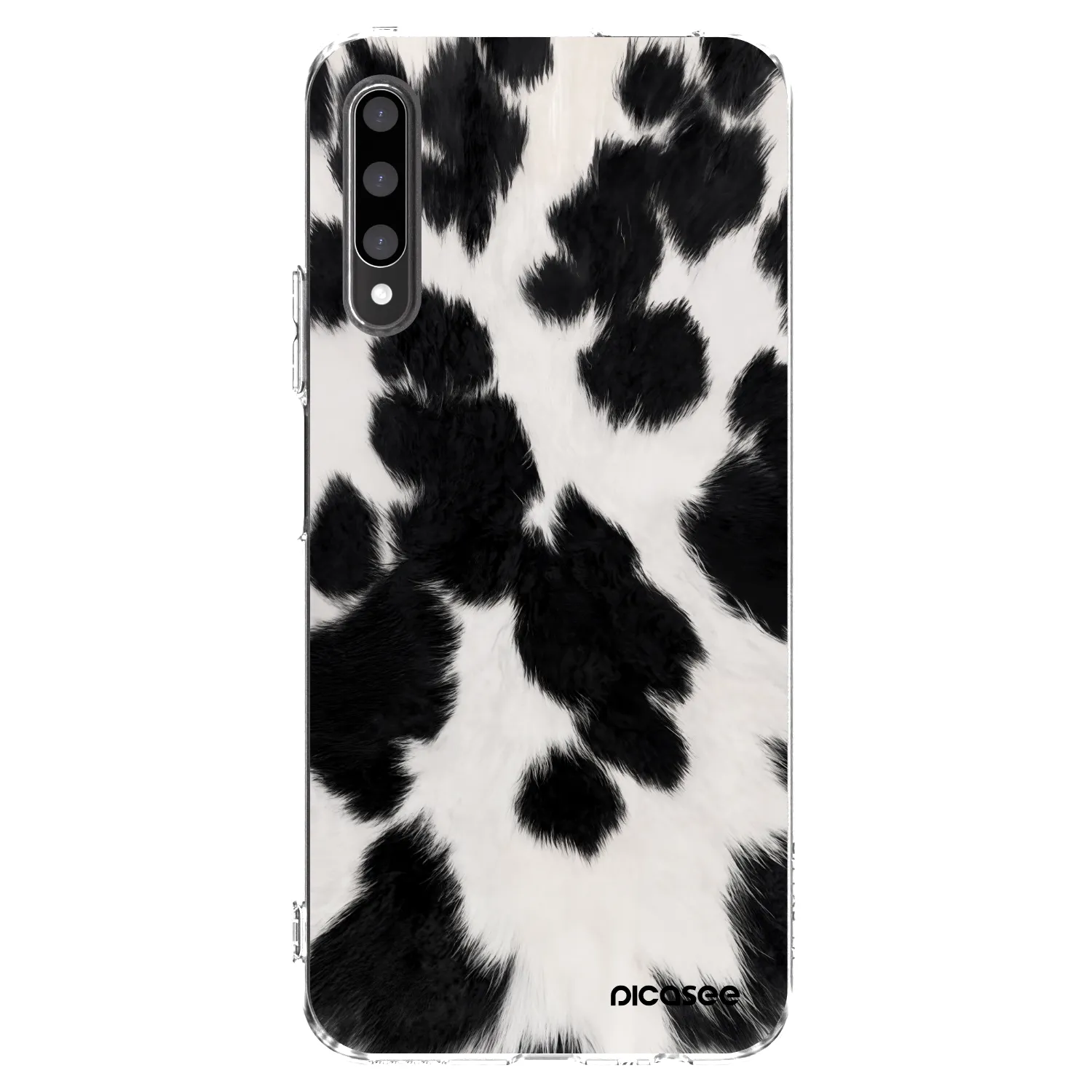 Picasee διαφανής θήκη σιλικόνης Honor 9X Pro - Black Moo